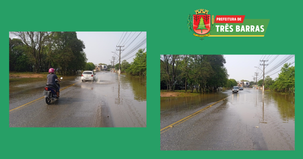 Liberado o acesso Três Barras a Canoinhas pela Avenida Abrahão Mussi, no distrito de São Cristóvão