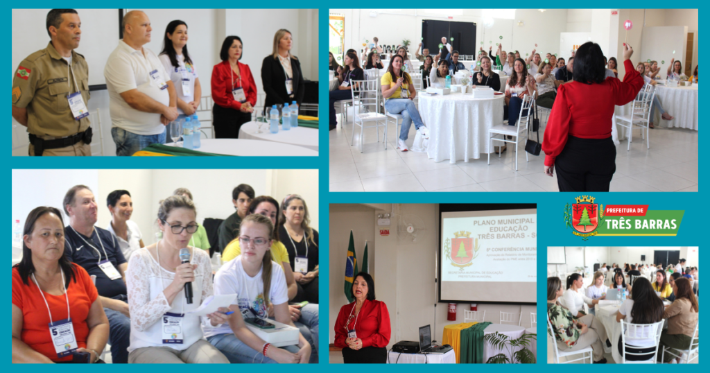 Conferência Municipal de Educação reúne profissionais da área e representantes das políticas públicas em Três Barras