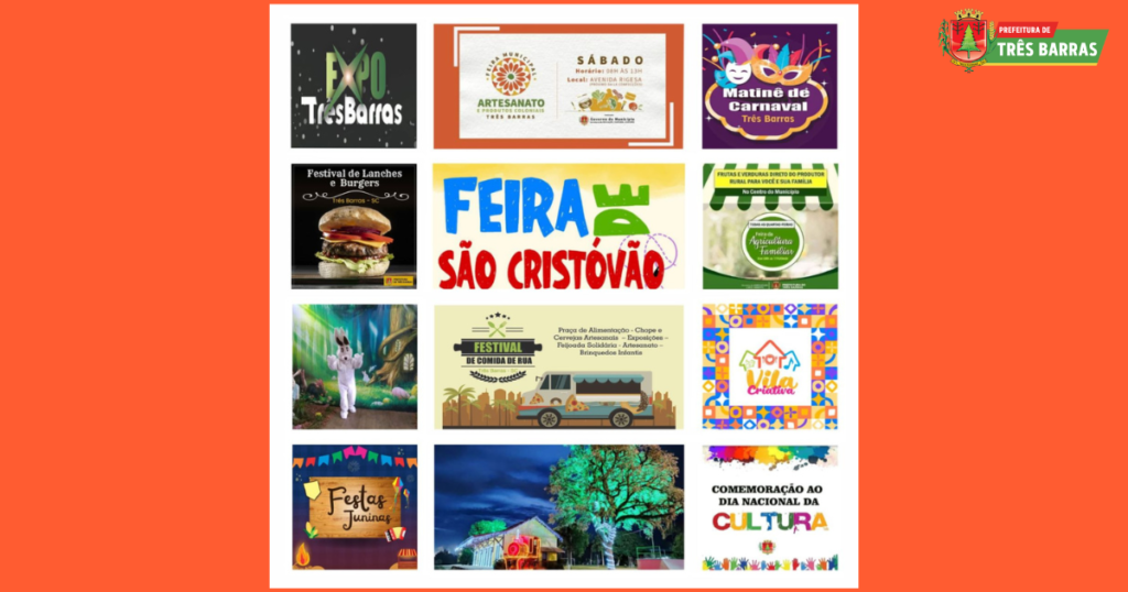 Eventos: fique por dentro das ações desenvolvidas pela Fundação Cultural de Três Barras