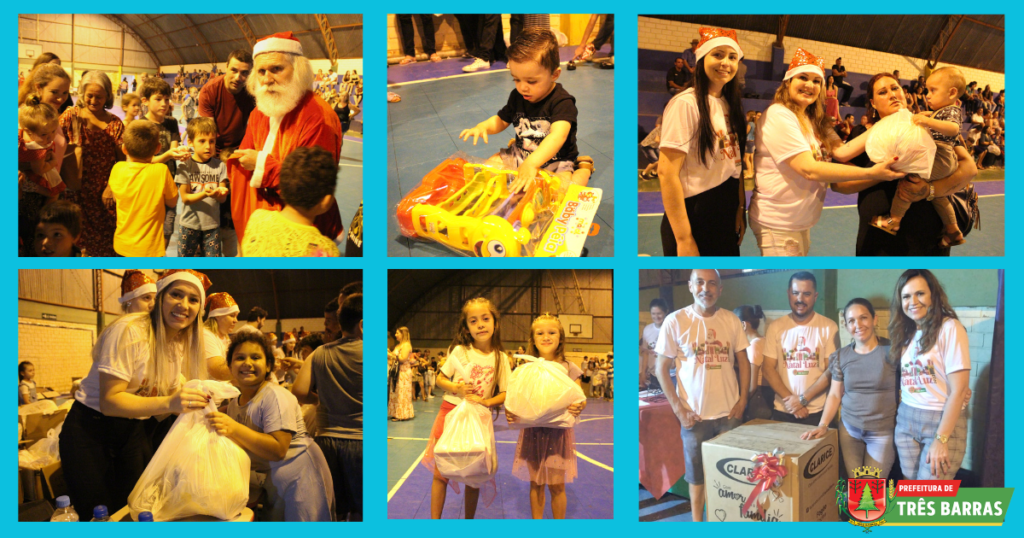 Natal Luz, em São João dos Cavalheiros, presenteia 228 crianças e sorteia brindes às famílias da localidade