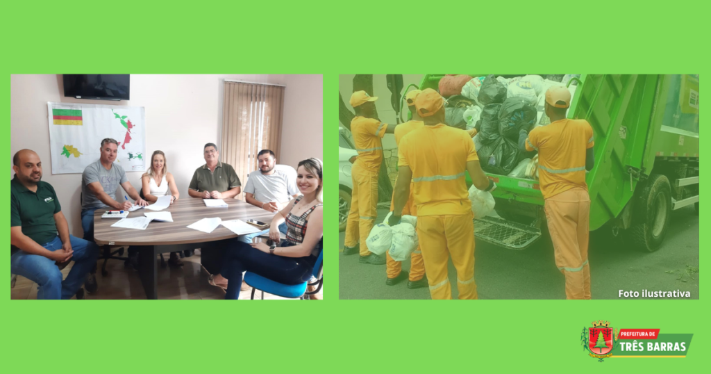 Nova empresa assume a coleta de lixo a partir do dia 02 de janeiro, em Três Barras