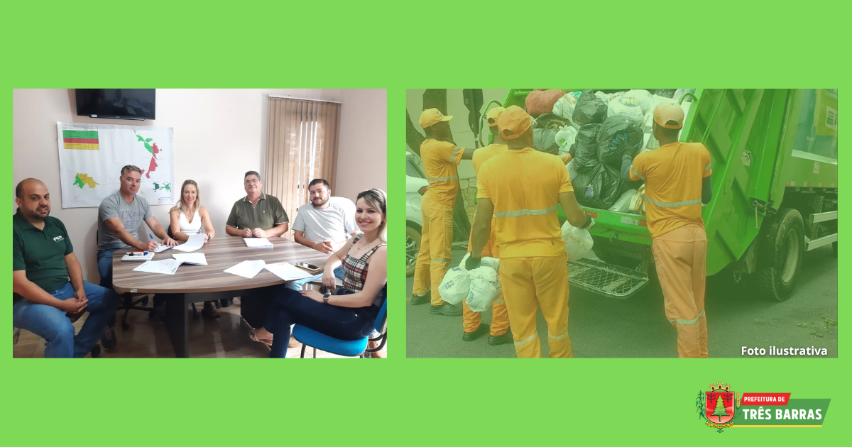Nova empresa assume a coleta de lixo a partir do dia 02 de janeiro, em Três Barras