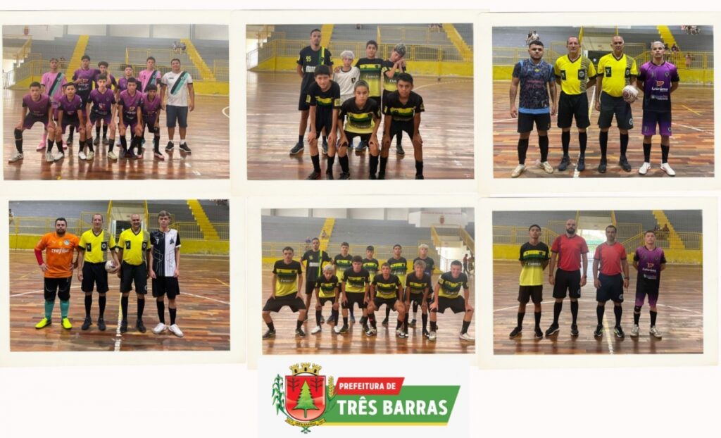 CAMPEONATO DE FUTSAL: QUATRO GOLS MARCADOS PELA TERCEIRA RODADA DA CATEGORIA INFANTIL MASCULINO E FEMININO