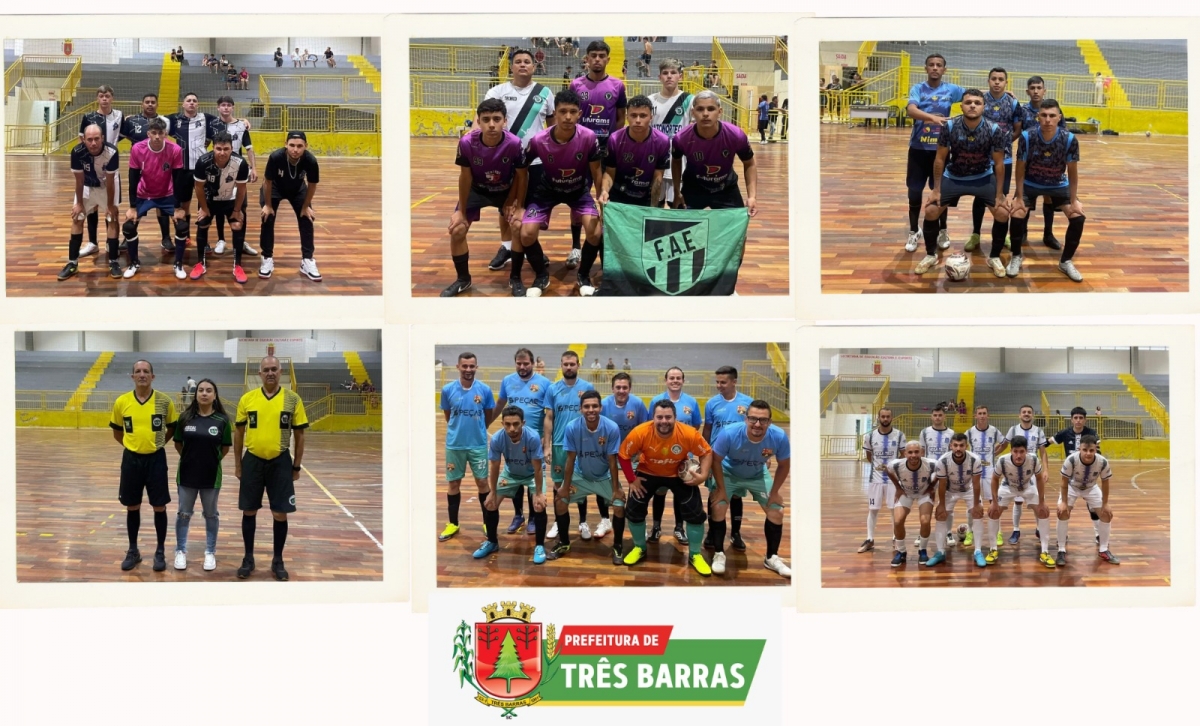 CONFIRA OS RESULTADOS DA DÉCIMA PRIMEIRA RODADA DA CATEGORIA LIVRE MASCULINO DO CAMPEONATO MUNICIPAL DE FUTSAL