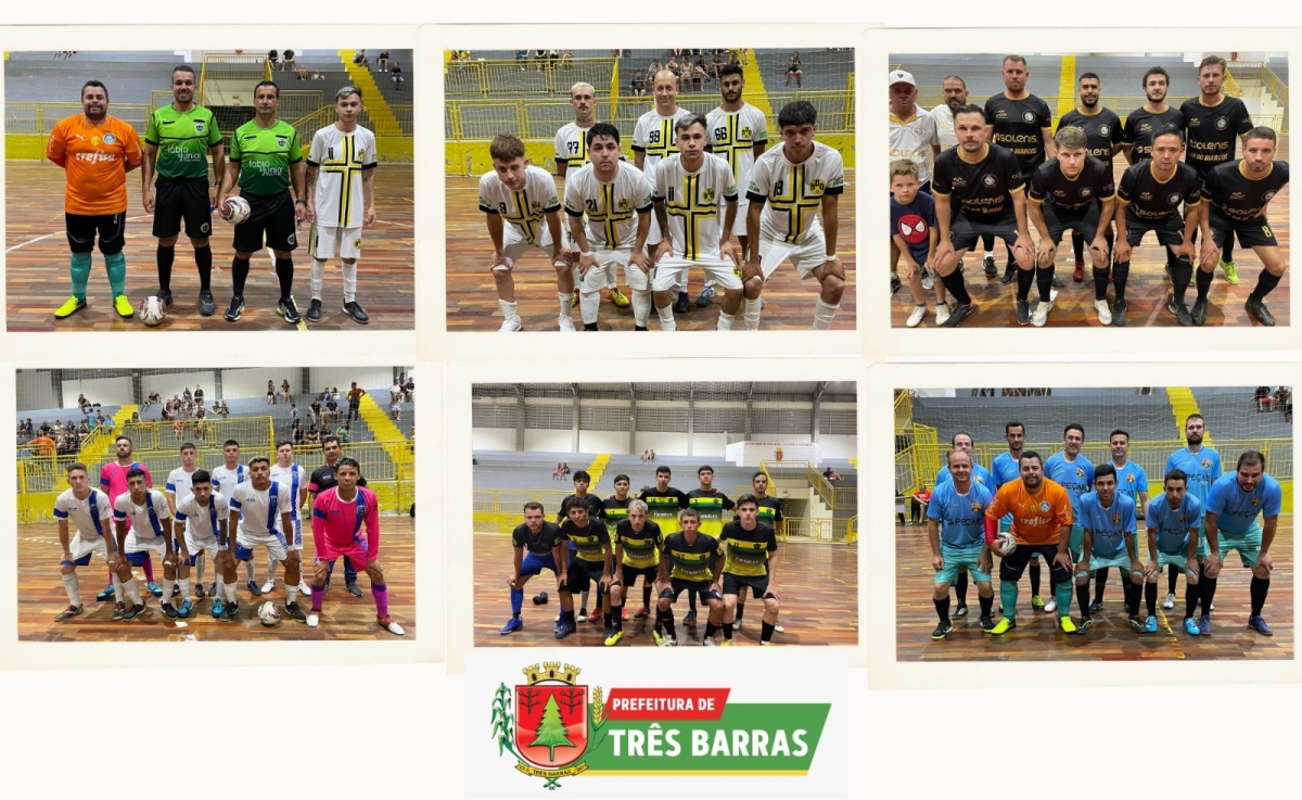 CONFIRA OS RESULTADOS DA DÉCIMA RODADA DA CATEGORIA LIVRE MASCULINO DO CAMPEONATO MUNICIPAL DE FUTSAL