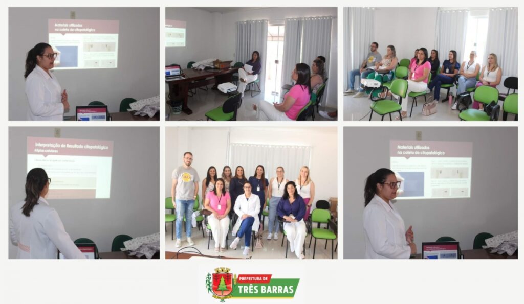 PROFISSIONAIS DA ENFERMAGEM PARTICIPAM DE PALESTRA INFORMATIVA SOBRE PREVENTIVO HUMANIZADO, EM TRÊS BARRAS
