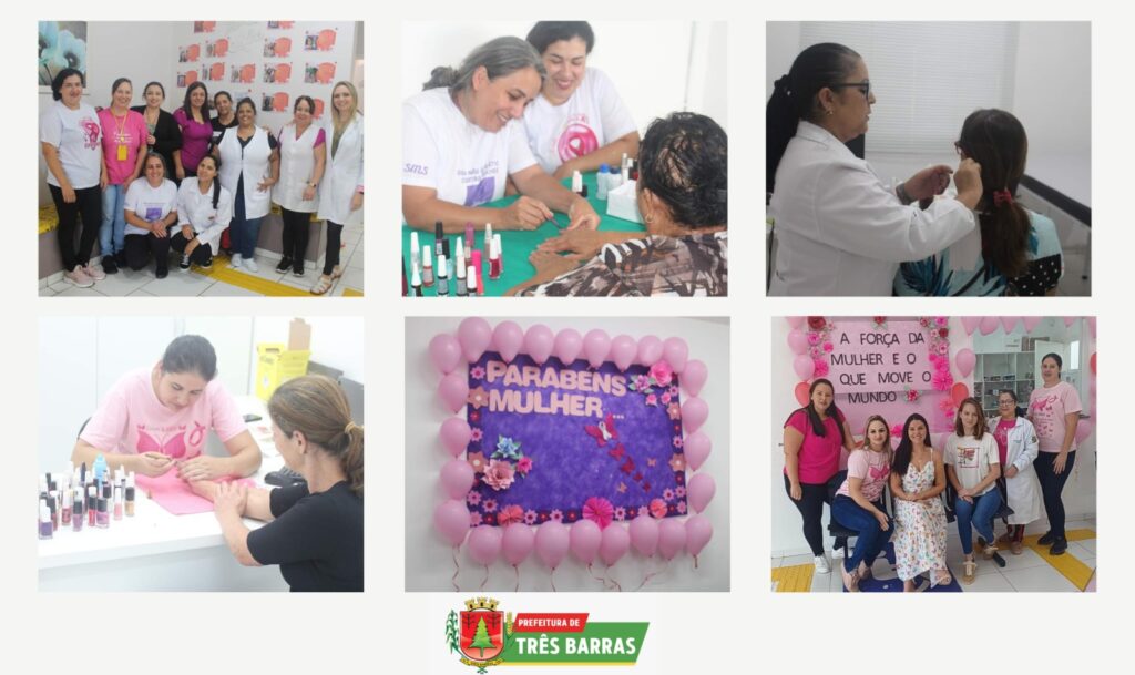 UNIDADES DE SAÚDE REALIZAM AÇÕES ALUSIVAS AO DIA INTERNACIONAL DA MULHER, EM TRÊS BARRAS