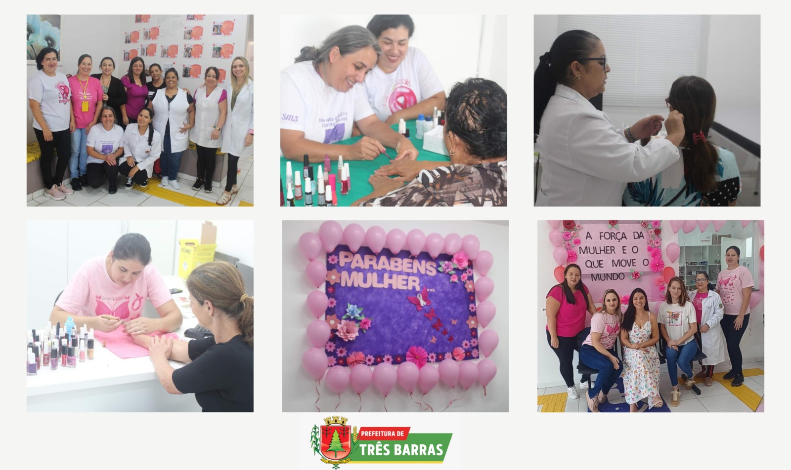 UNIDADES DE SAÚDE REALIZAM AÇÕES ALUSIVAS AO DIA INTERNACIONAL DA MULHER, EM TRÊS BARRAS