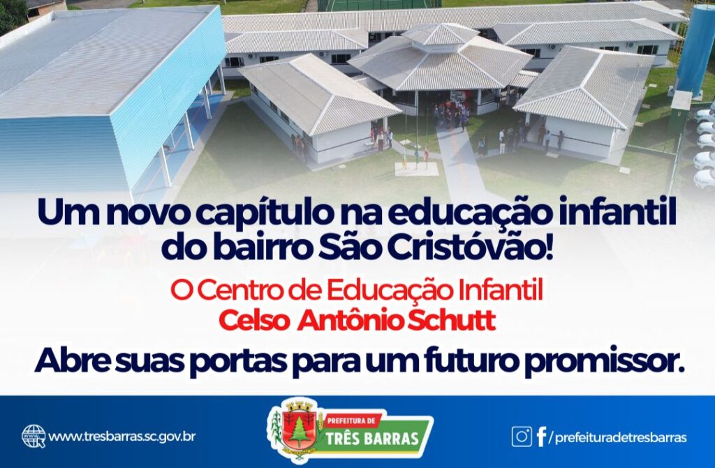 SÃO CRISTÓVÃO RECEBE NOVO CENTRO DE EDUCAÇÃO INFANTIL; INAUGURAÇÃO REUNIU A COMUNIDADE GERAL