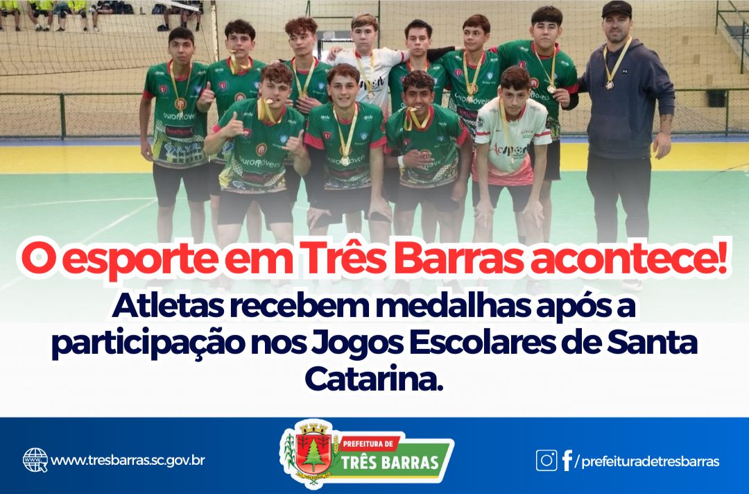 CONFIRA OS RESULTADOS FINAIS DA FASE MUNICIPAL DOS JOGOS ESCOLARES DE SANTA CATARINA NA CATEGORIA 15 A 17 ANOS