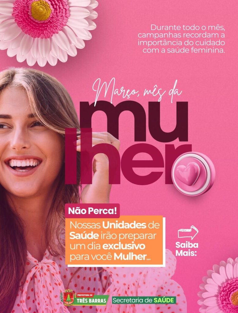 Três Barras promove eventos exclusivos para as Mulheres