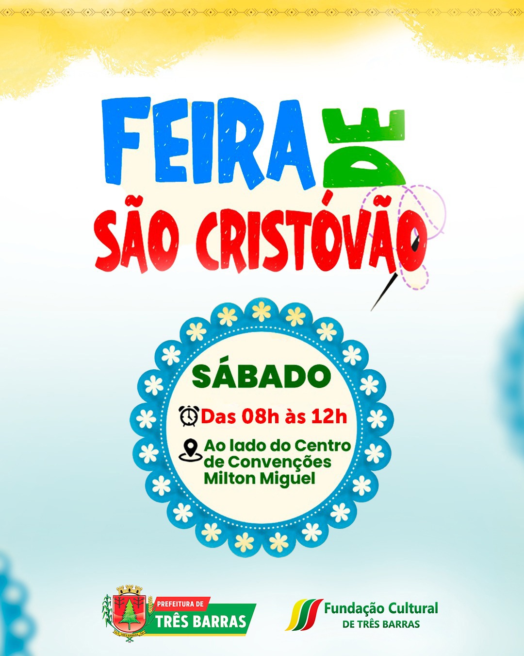 Sábado, 19 de julho, é dia de Feira de São Cristóvão em Três Barras