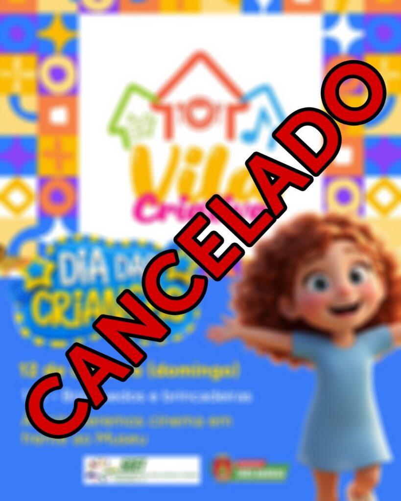 Cultura de Três Barras cancela eventos devido a previsão de chuva Cultura de Três Barras cancela eventos devido a previsão de chuva