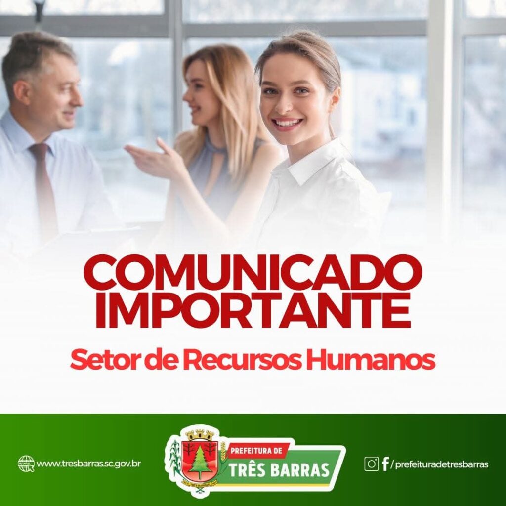Prefeitura de Três Barras convoca candidatos aprovados no Processo Seletivo nº 03/2025 Prefeitura de Três Barras convoca candidatos aprovados no Processo Seletivo nº 03/2025