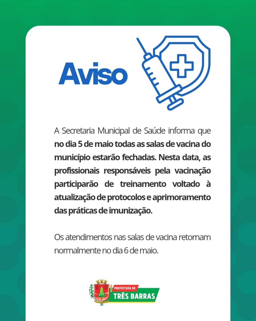 Saúde de Três Barras emite nota referente formações das equipes de trabalho Saúde de Três Barras emite nota referente formações das equipes de trabalho