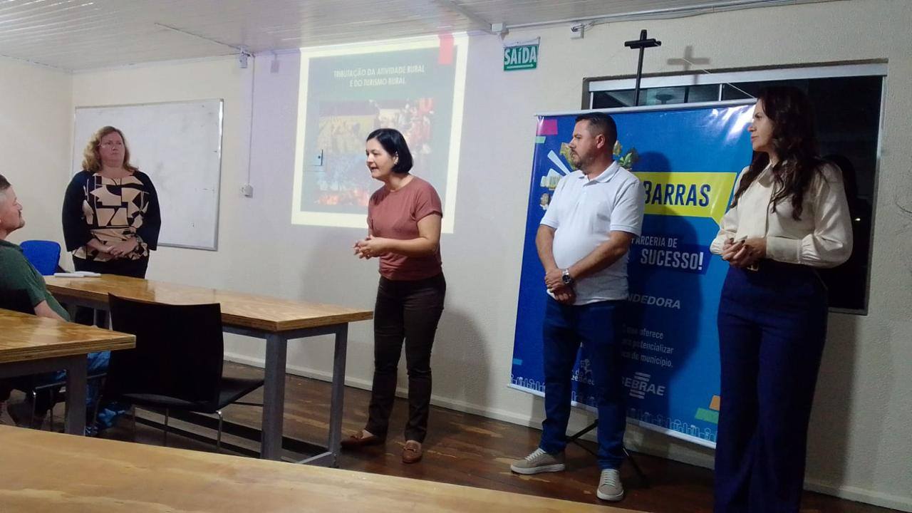 Capacitação orienta produtores rurais de Três Barras sobre tributação e gestão financeira