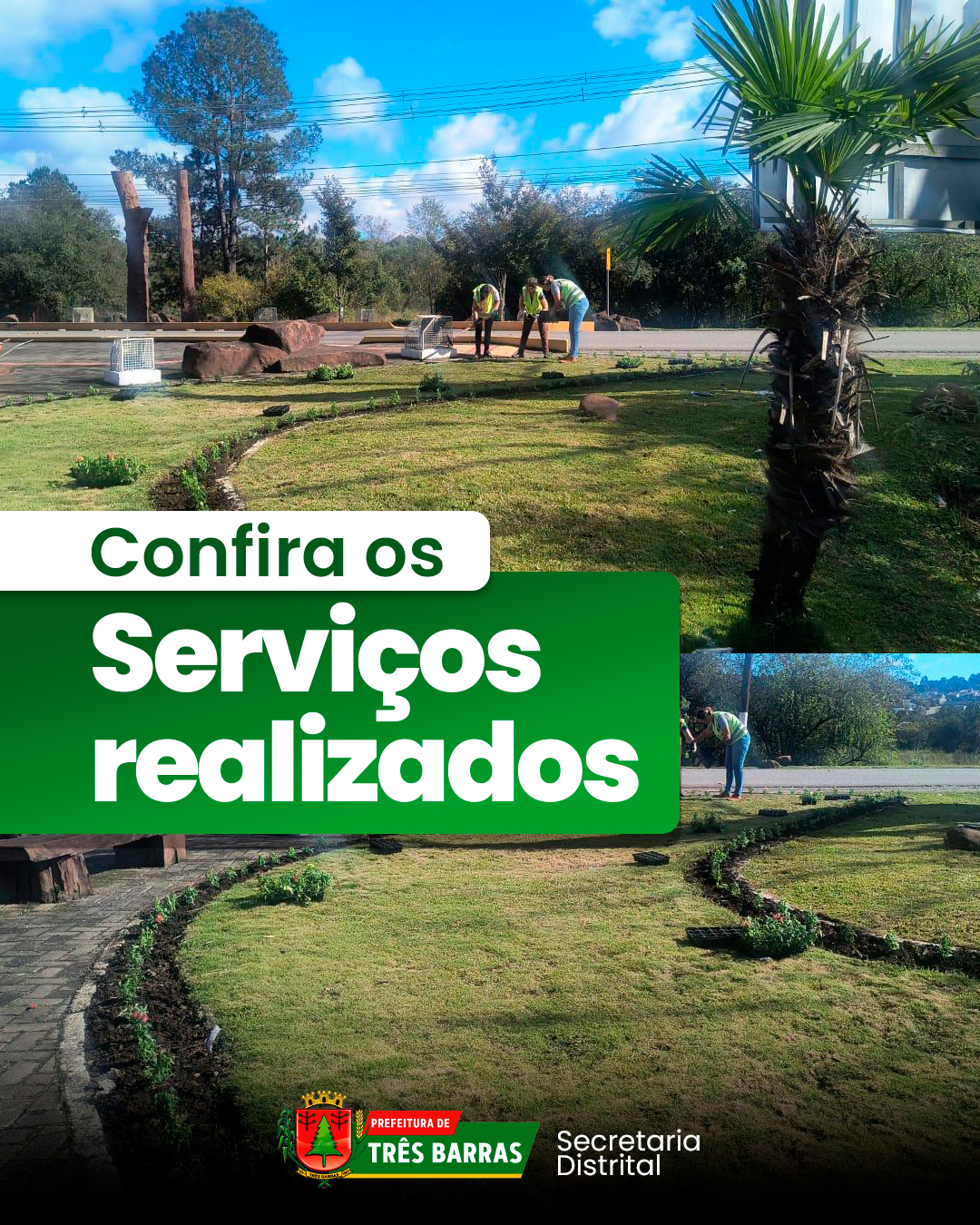 Secretaria Distrital intensifica trabalhos de manutenção e embelezamento em São Cristóvão