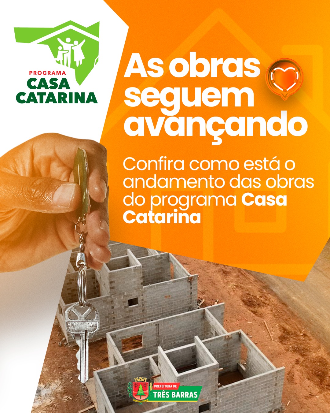 Confira como está o andamento das obras do Programa Casa Catarina Confira como está o andamento das obras do Programa Casa Catarina