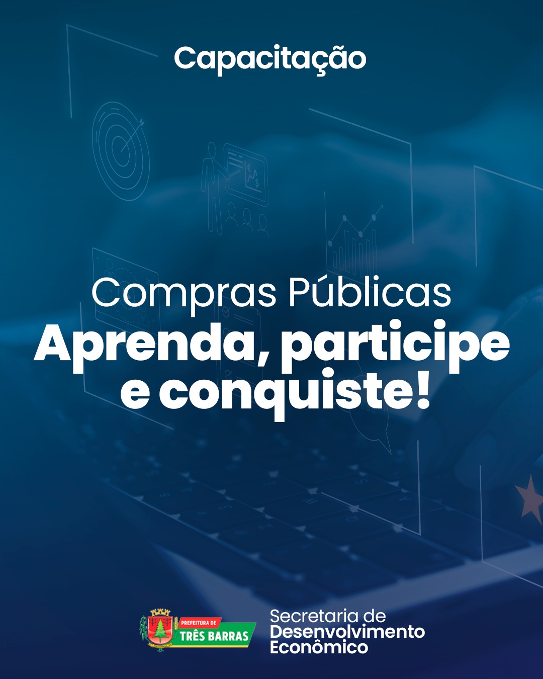 Três Barras realiza Capacitação sobre Compras Públicas na próxima segunda-feira (11)