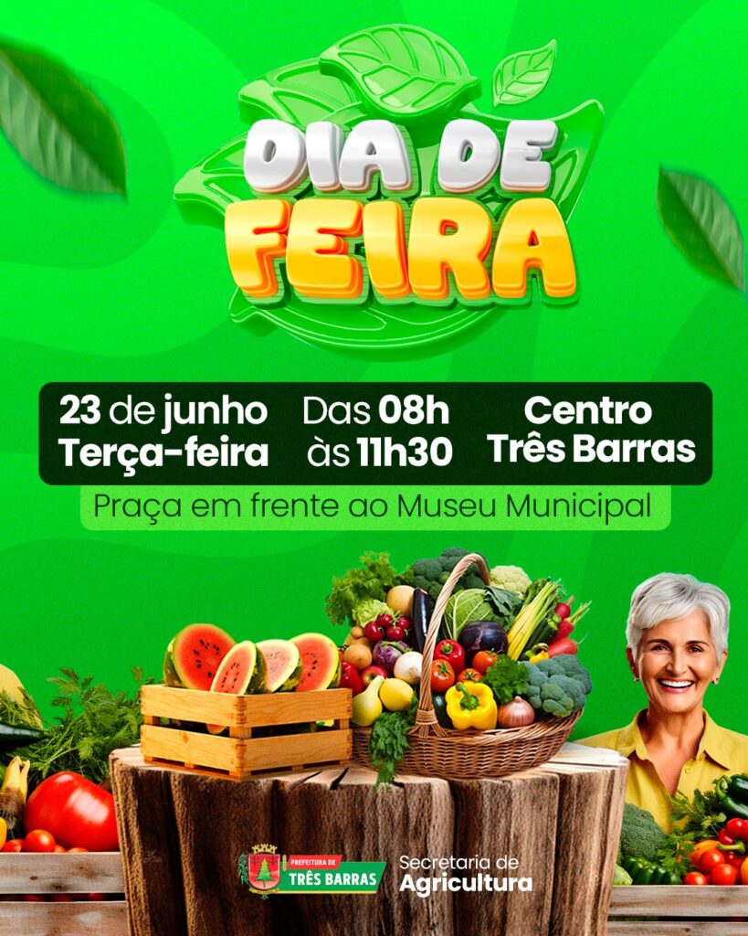 Feira da Agricultura Familiar é antecipada para esta terça-feira, 23 de Junho