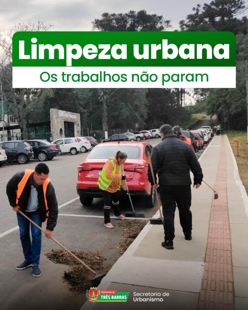 ​Três Barras em constante transformação: serviços de zeladoria avançam pelo município