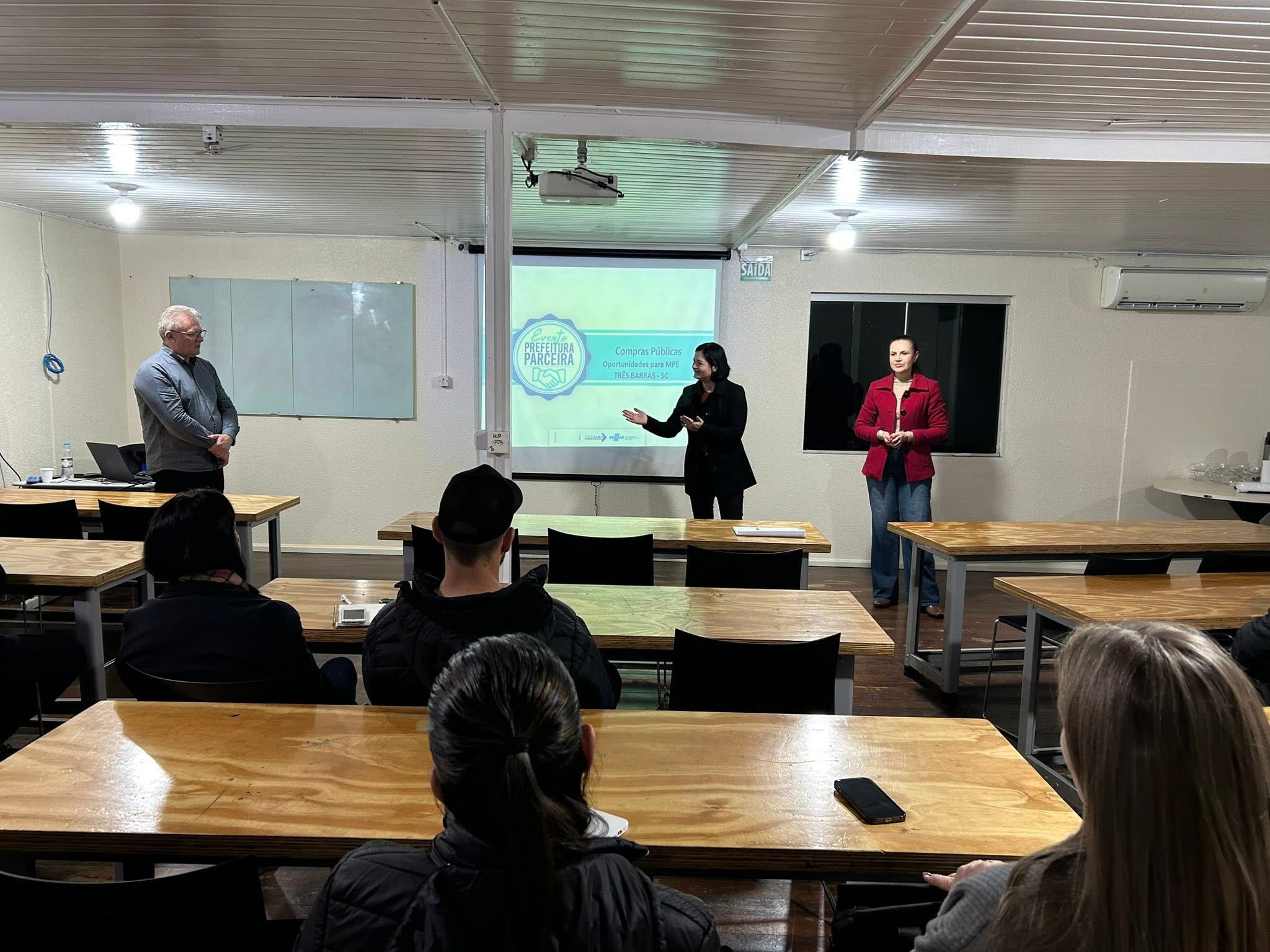 Três Barras realiza palestra sobre Compras Públicas e Licitações para MEIs do município Três Barras realiza palestra sobre Compras Públicas e Licitações para MEIs do município