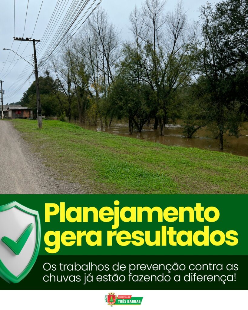 Três Barras realiza ações preventivas que garantem segurança à população Três Barras realiza ações preventivas que garantem segurança à população