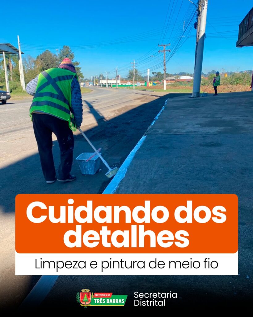Três Barras: Secretaria Distrital realiza ações pelo São Cristóvão Três Barras: Secretaria Distrital realiza ações pelo São Cristóvão
