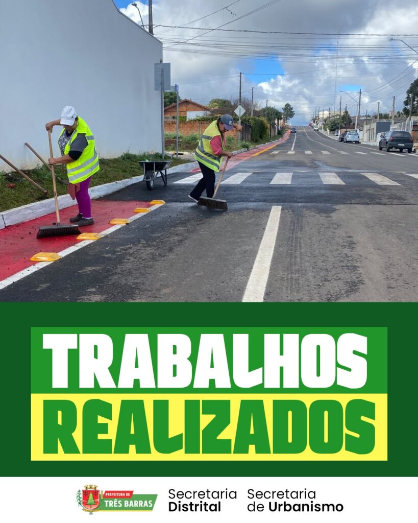 Urbanismo e Distrital: Ações são realizadas no São Cristóvão e na área central do município Urbanismo e Distrital: Ações são realizadas no São Cristóvão e na área central do município