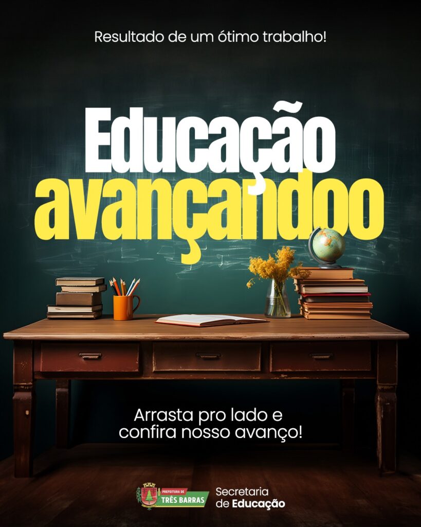 Atenção: Ensino de Três Barras continuam gerando resultados positivos Atenção: Ensino de Três Barras continuam gerando resultados positivos