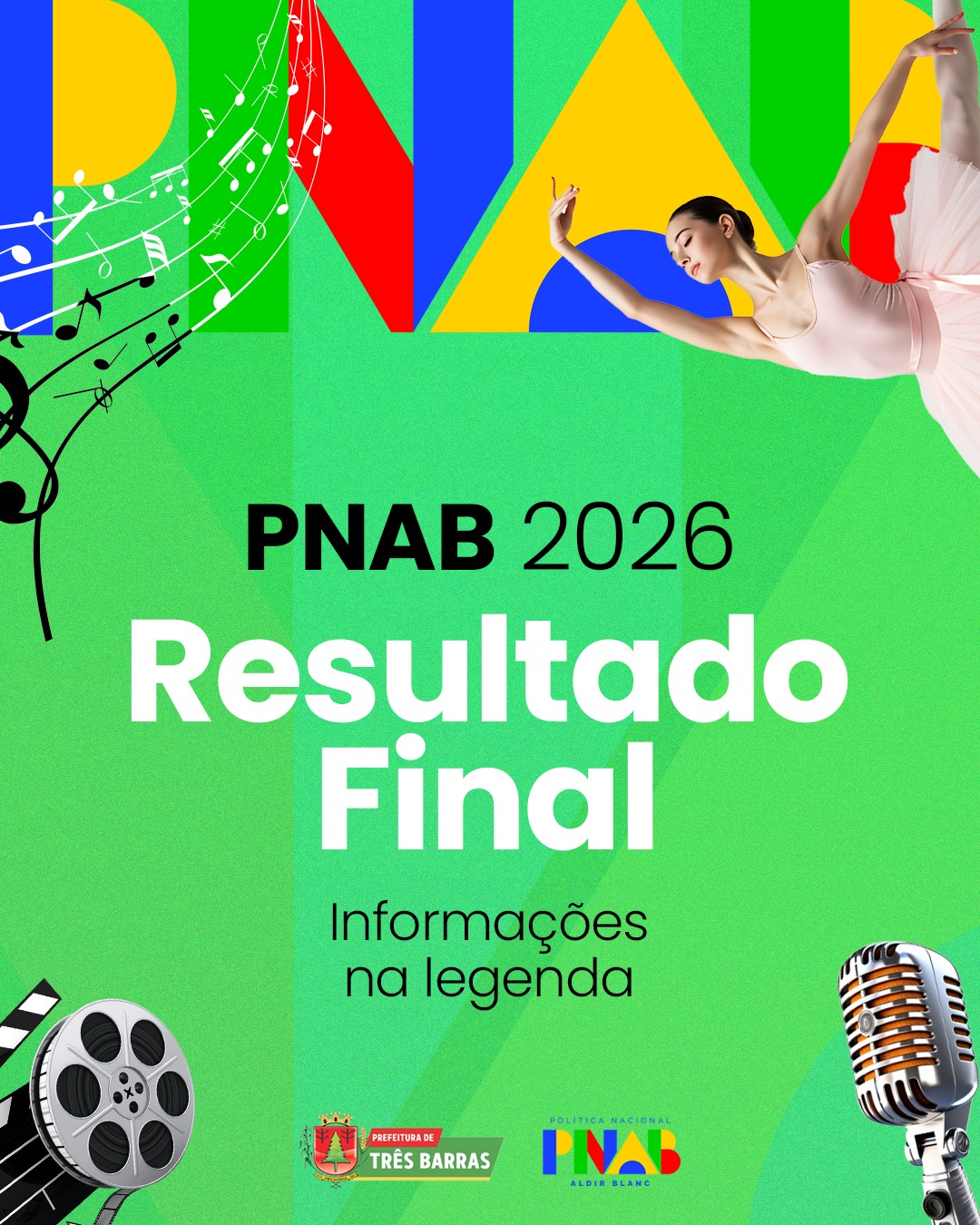 Atenção: Três Barras divulga Resultado Final da PNAB 2026