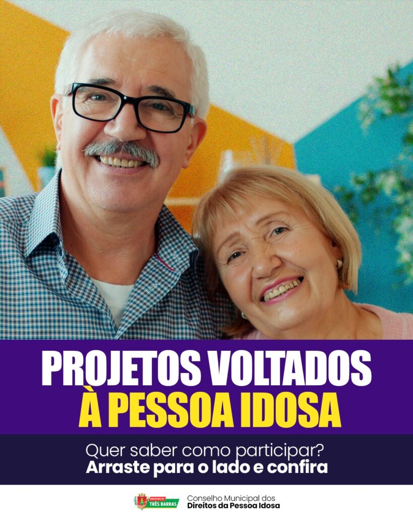 Conselho Municipal dos Direitos da Pessoa Idosa publica Edital para projetos à Melhor Idade