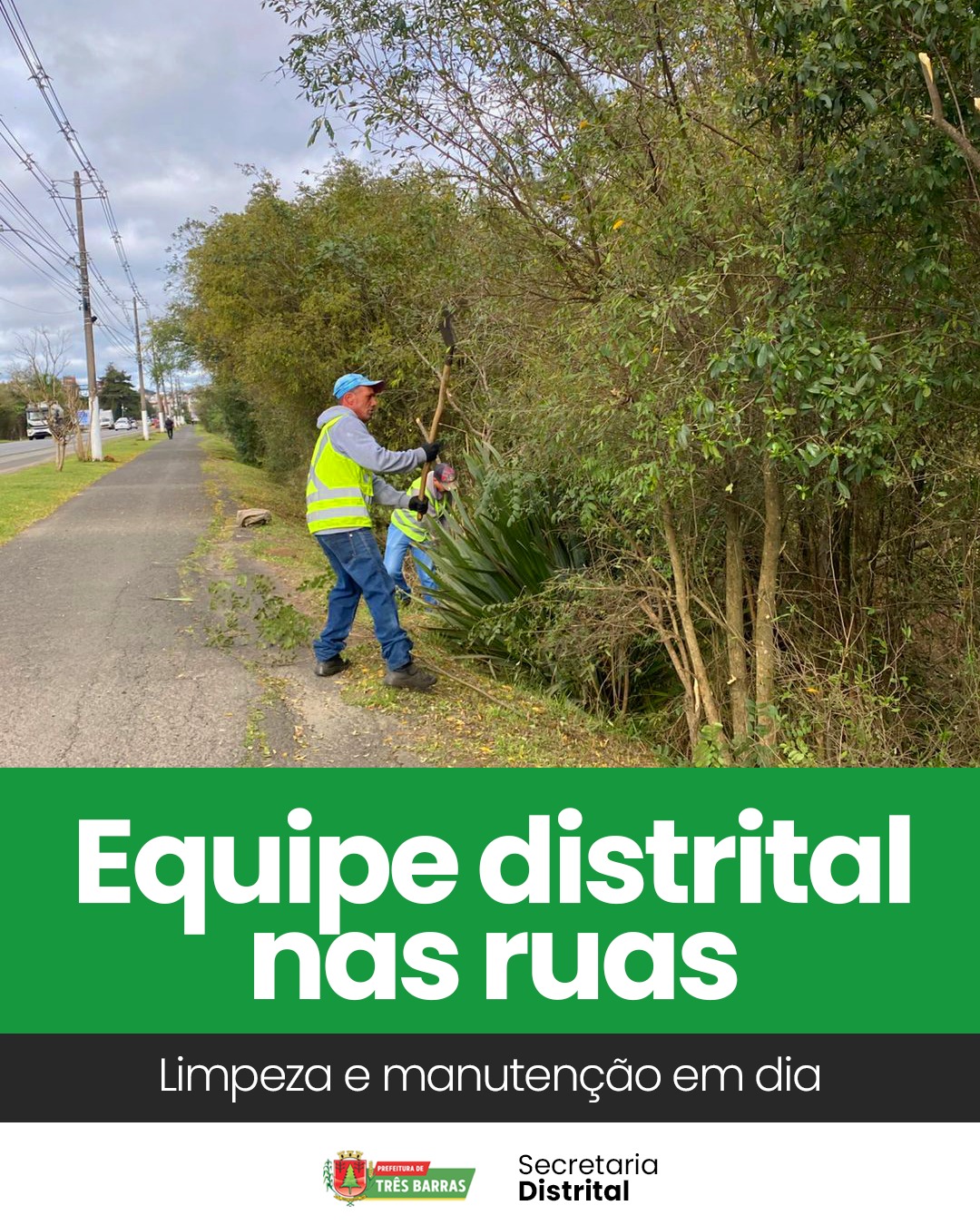 São Cristóvão em Ordem: Zelo urbano e segurança para quem circula pelo distrito São Cristóvão em Ordem: Zelo urbano e segurança para quem circula pelo distrito