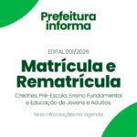 Prefeitura de Três Barras publica Edital (001/2026) de Matrícula e Rematrícula na Rede Municipal de Ensino