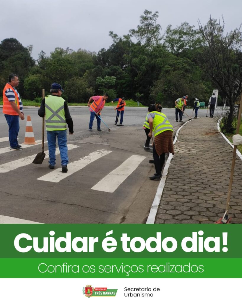 Central de Três Barras recebe ações contínuas de urbanismo e limpeza urbana Central de Três Barras recebe ações contínuas de urbanismo e limpeza urbana