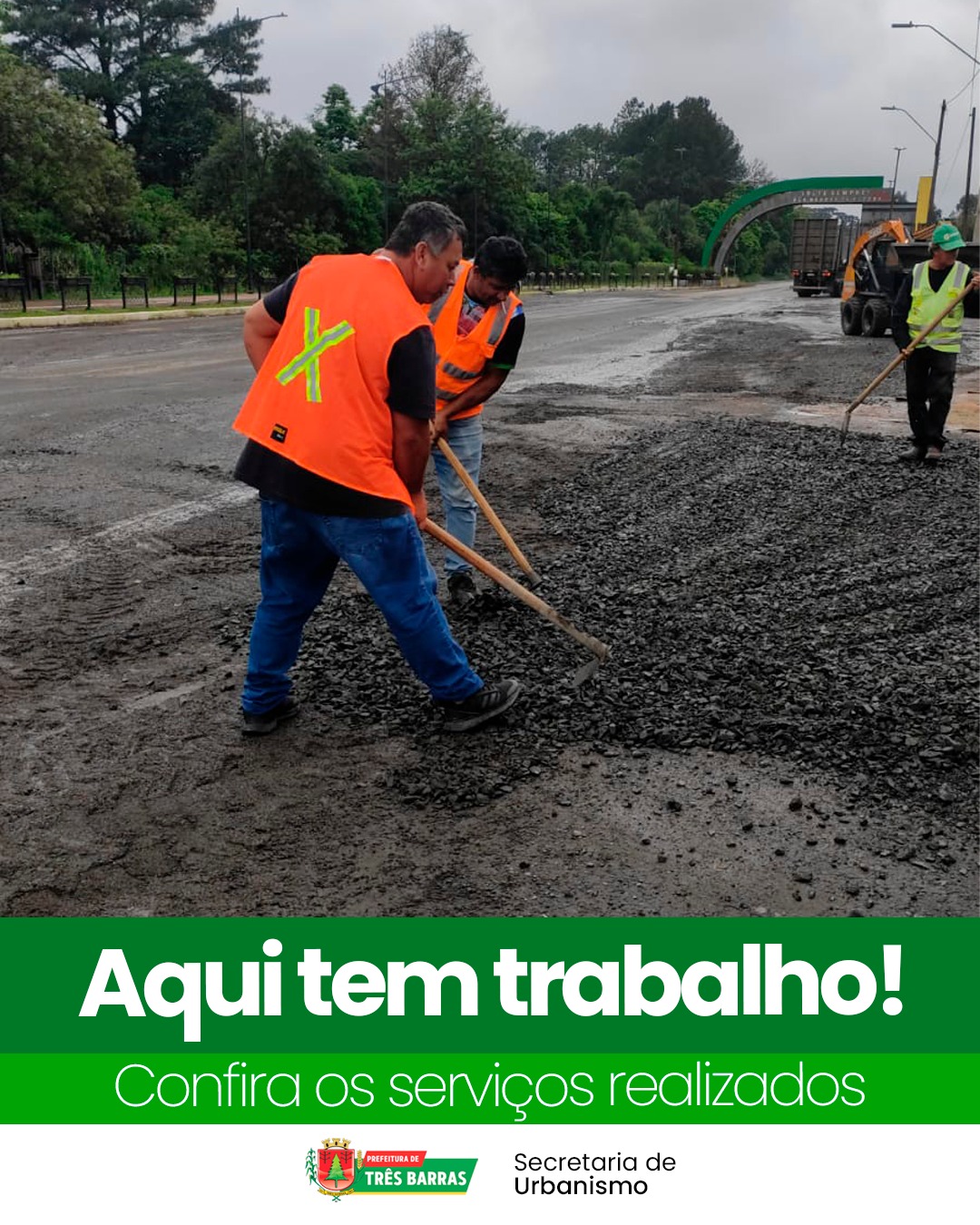 Urbanismo e Limpeza Pública realiza Operação Tapa Buraco em Três Barras Urbanismo e Limpeza Pública realiza Operação Tapa Buraco em Três Barras