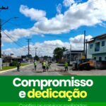 Urbanismo e Limpeza Pública realiza melhorias na área central de Três Barras