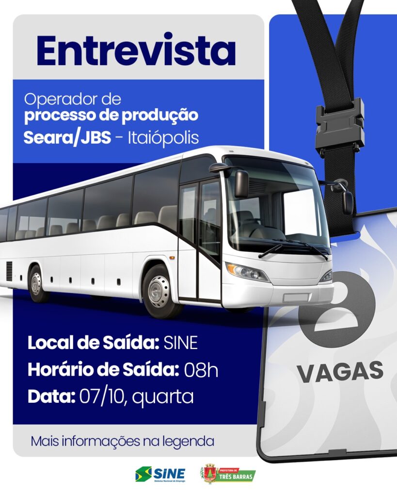 Oportunidade: Seleção para Operador de Processo de Produção em Itaiópolis Oportunidade: Seleção para Operador de Processo de Produção em Itaiópolis