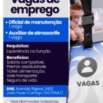 Oportunidade: Posto do SINE de Três Barras dispõe de Vagas de Emprego