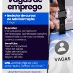 Posto do SINE de Três Barras dispõe de Vaga de Emprego