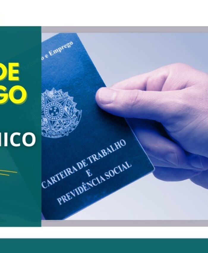 O POSTO DO SINE DE TRÊS BARRAS INFORMA QUE ESTÁ INTERMEDIANDO A CONTRATAÇÃO PARA A SEGUINTE VAGA: