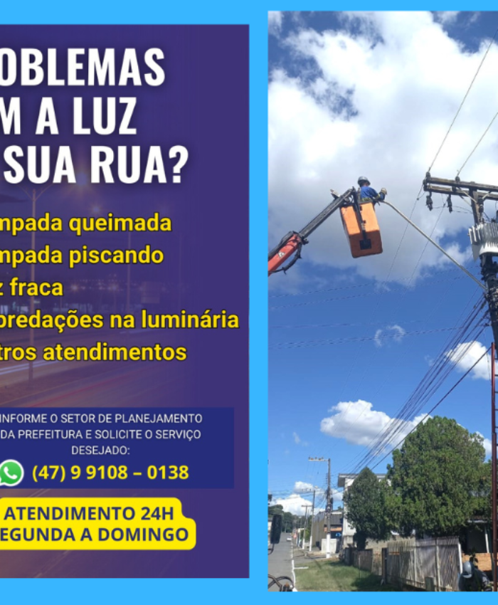 56 luminárias de LED foram instaladas nesta semana no distrito de São Cristóvão; 145 pontos receberam nova iluminação só em dezembro