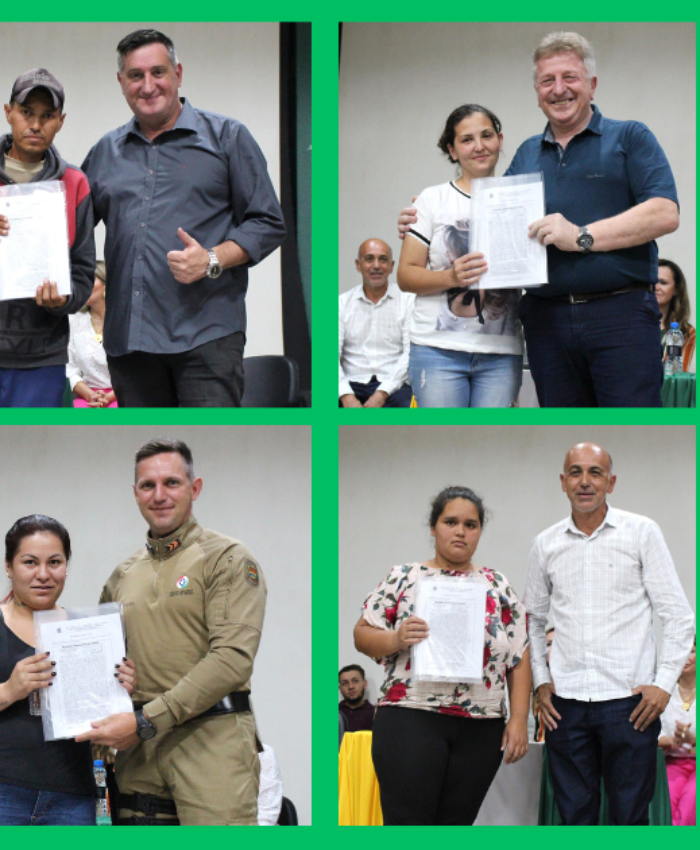 98 famílias do loteamento Bom Jesus recebem matrículas pelo programa Papel Passado