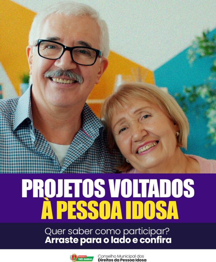 Conselho Municipal dos Direitos da Pessoa Idosa publica Edital para projetos à Melhor Idade