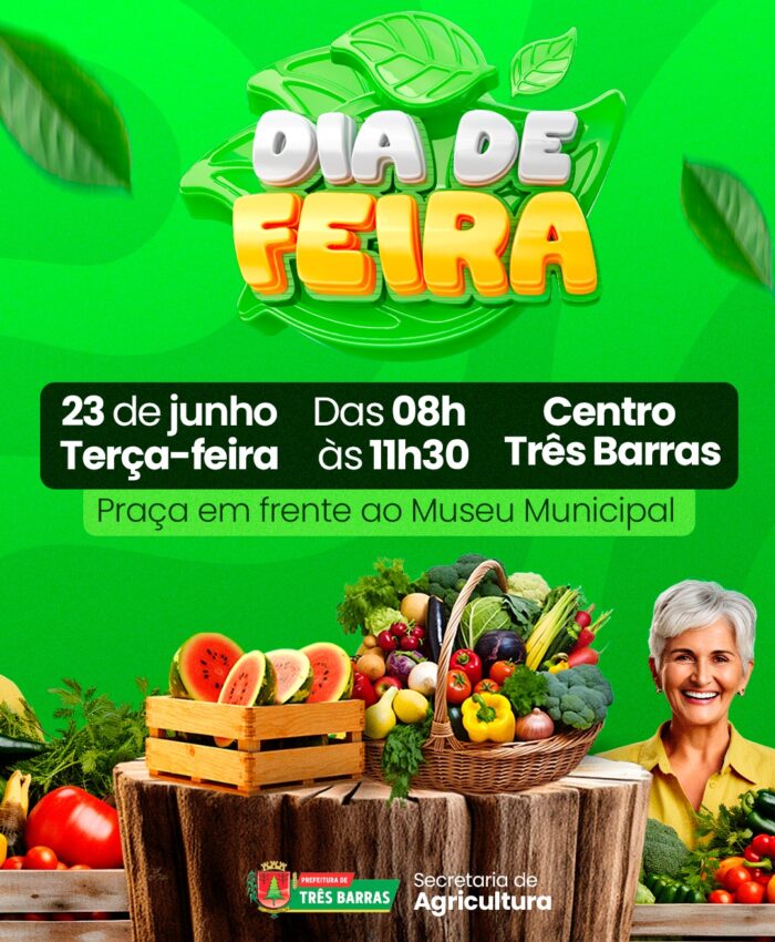 Feira da Agricultura Familiar é antecipada para esta terça-feira, 23 de Junho