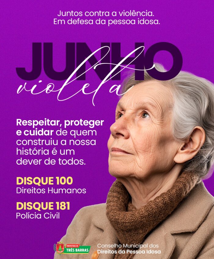 Junho Violeta: Campanha de Conscientização e Combate à Violência contra a Pessoa Idosa