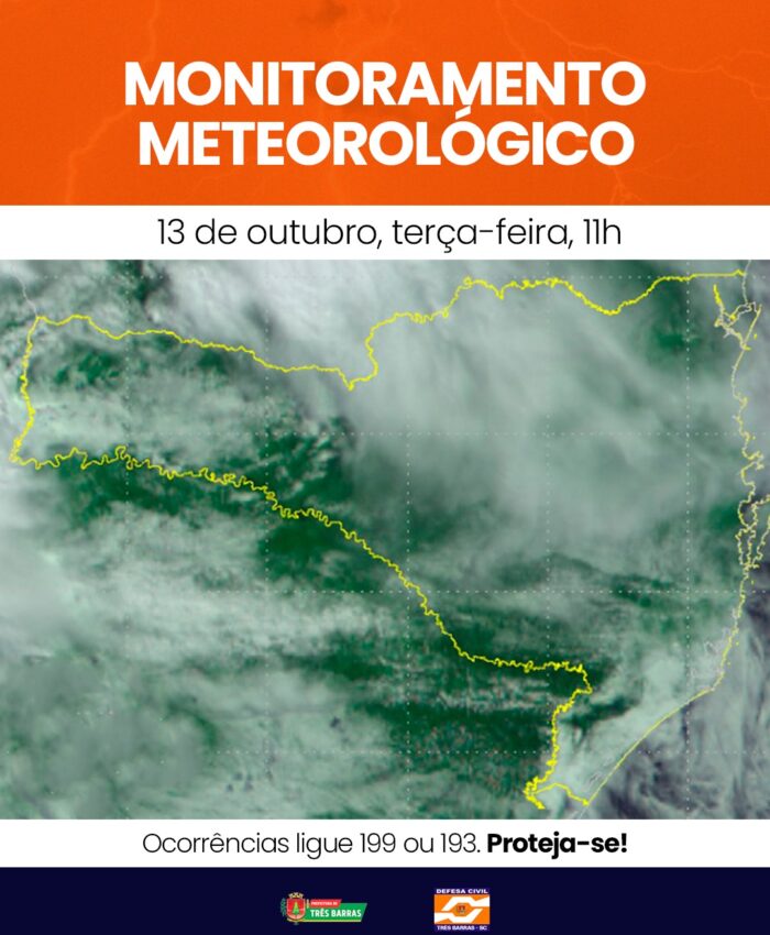 Santa Catarina sob Alerta: Terça-Feira Começa Apressada entre Nuvens e Promessa de Temporais Isolados