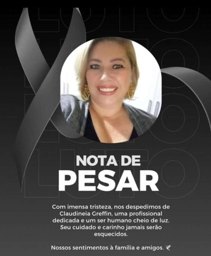 ​Prefeitura de Três Barras emite nota de pesar pelo falecimento da servidora Claudineia Greffin