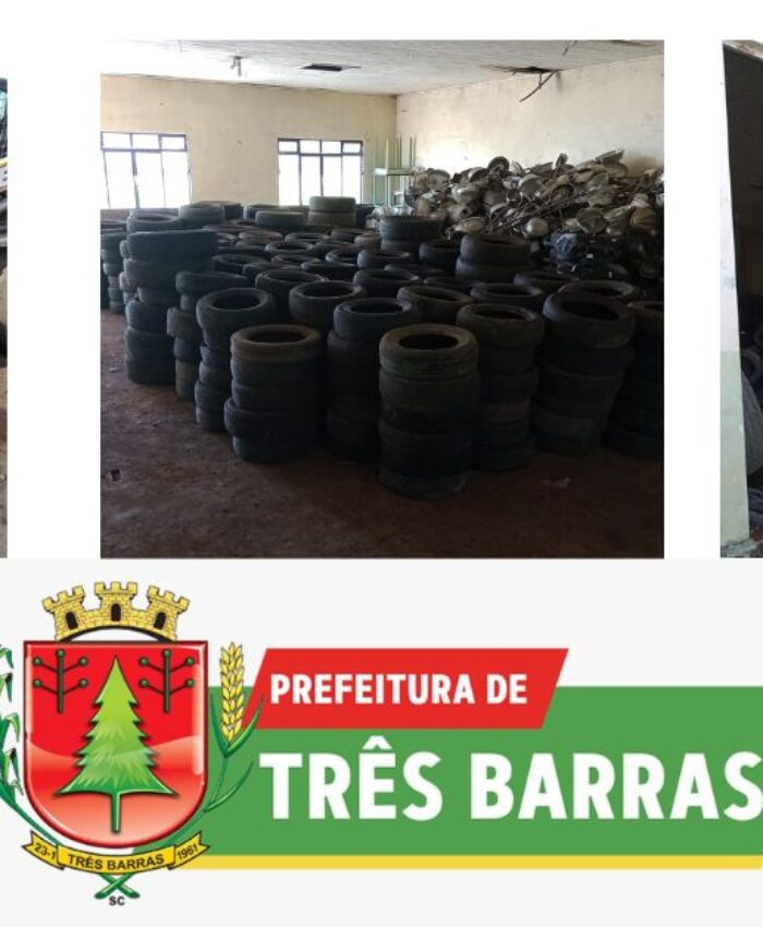 425 PNEUS EM DESUSO SÃO RECOLHIDOS EM TRÊS BARRAS; AÇÕES VISAM COMBATER FOCOS DO AEDES AEGYPTI