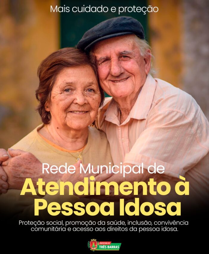 Três Barras desenvolve Rede de Atendimento à Pessoa Idosa
